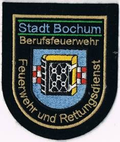 Stadt Bochum Feuerwehr und Rettungsdienst Berufsfeuerwehr